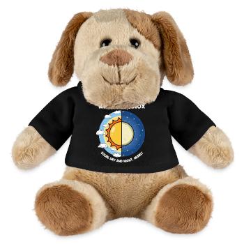 L’équinoxe de mars égale jour et nuit - Chien en peluche Helge MiniFeet® - noir - Devant