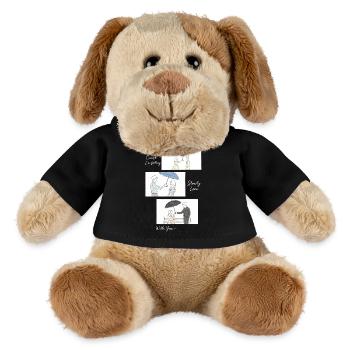 K-Drama Produits dérivés Coréens K-Pop Drame - Chien en peluche Helge MiniFeet® - noir - Devant