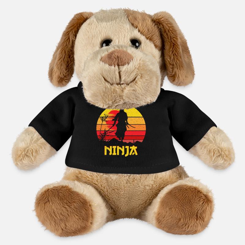 Ninja Sunset Shadow Warrior - MiniFeet® Dog Helge - black