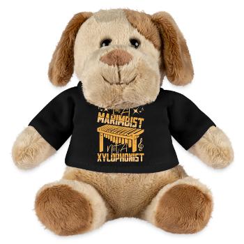 Marimbiste non xylophoniste Percussionniste - Chien en peluche Helge MiniFeet® - noir - Devant