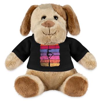 Vertical Cloth Vintage Aerial Acrobatics Aerial Silk - MiniFeet® Dog Helge - black - Front