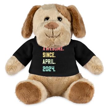 Awesome Since April 2024 - MiniFeet® Dog Helge - black - Front