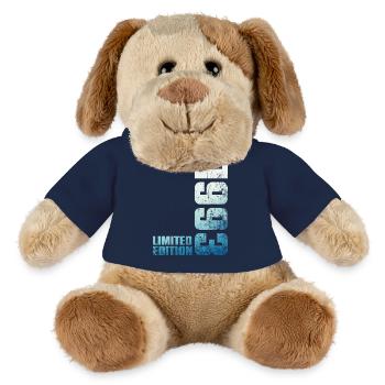 33. Geburtstag Mann Frau 33 Jahre alt 1993 Geschenk - MiniFeet® Hund Helge - French Navy - Vorne