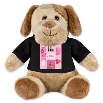 Toothie Pink Glam - MiniFeet® Dog Helge - black - Front
