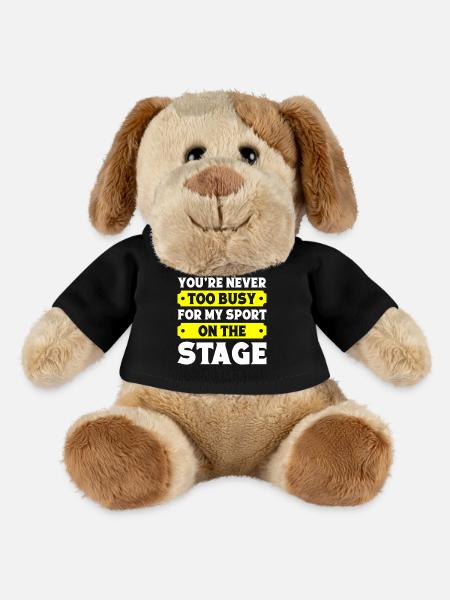 Le théâtre n’est jamais trop occupé sur scène Acteur Comédie musicale - Chien en peluche Helge MiniFeet® - noir