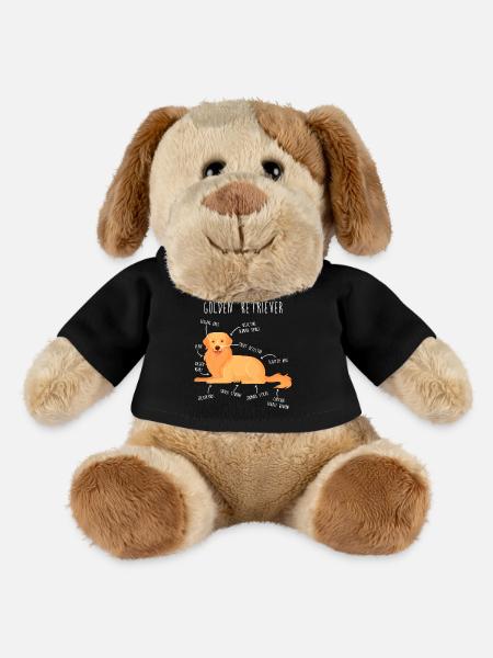 Golden Retriever Dog Anatomy - MiniFeet® Dog Helge - black