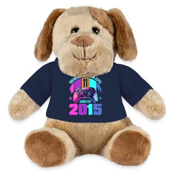 11. Geburtstag Junge Mädchen - MiniFeet® Hund Helge - French Navy - Vorne