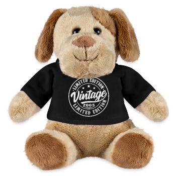 2005 Vintage Retro 2005 Geburtstagsgeschenk 2005 - MiniFeet® Hund Helge - Schwarz - Vorne
