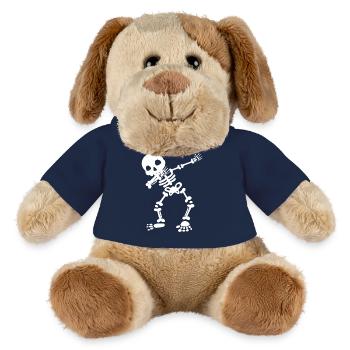 Dab Dance Skelett I Dabbende Knochen I Halloween - MiniFeet® Hund Helge - French Navy - Vorne