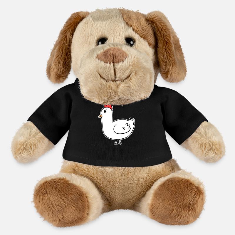 Hahn Huhn - MiniFeet® Hund Helge - Schwarz