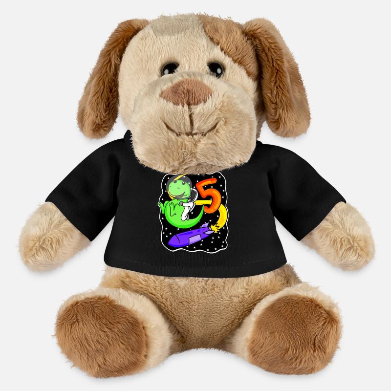 Junge 5 Jahre alt - 5. Geburtstag Geschenk - MiniFeet® Hund Helge - Schwarz