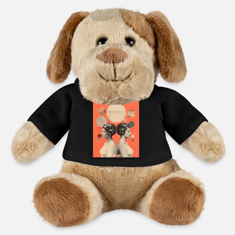 Zwillinge - MiniFeet® Hund Helge - Schwarz