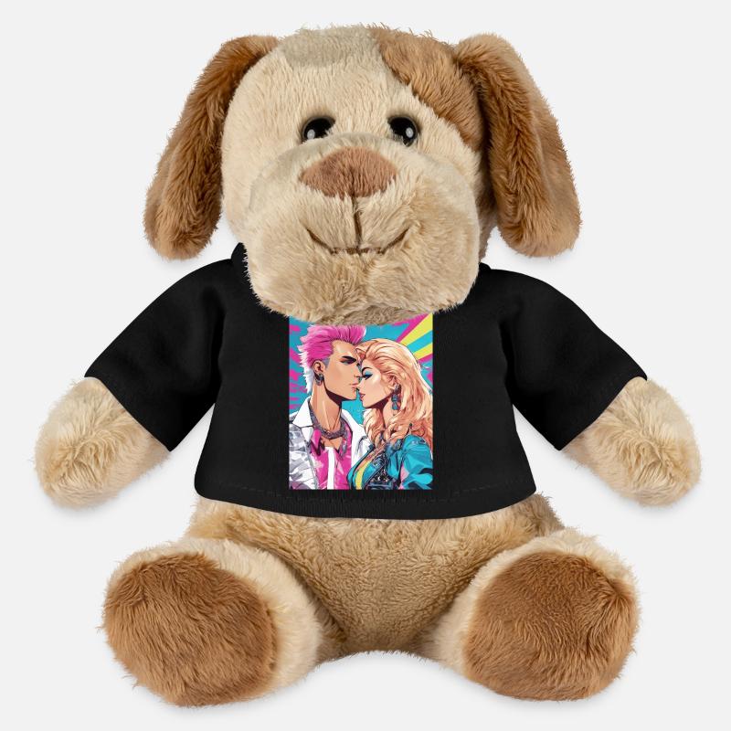 80s Style - MiniFeet® Dog Helge - black
