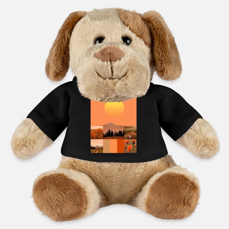 Couchers. - Chien en peluche Helge MiniFeet® - noir