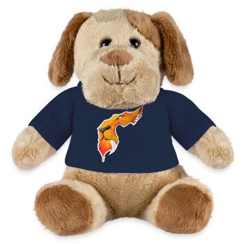 Lion flamboyant illustration vectorielle - Chien en peluche Helge MiniFeet® - bleu marine - Devant