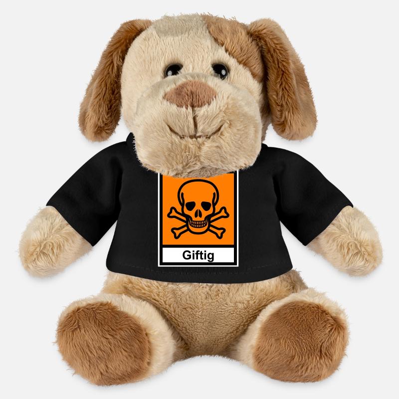 Vénéneux - Chien en peluche Helge MiniFeet® - noir