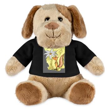 Genieße jeden Augenblick! - MiniFeet® Hund Helge - Schwarz - Vorne