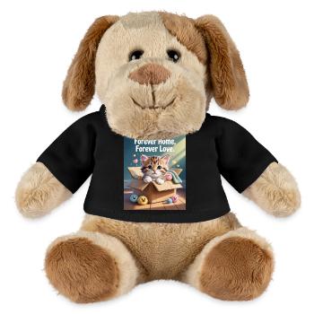 Maison pour toujours, amour pour toujours - Chien en peluche Helge MiniFeet® - noir - Devant