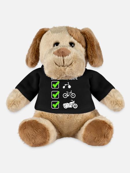 born to ride - MiniFeet® Dog Helge - black