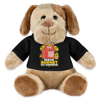 Mein Budget Hat Gummibeine - MiniFeet® Hund Helge - Schwarz - Vorne