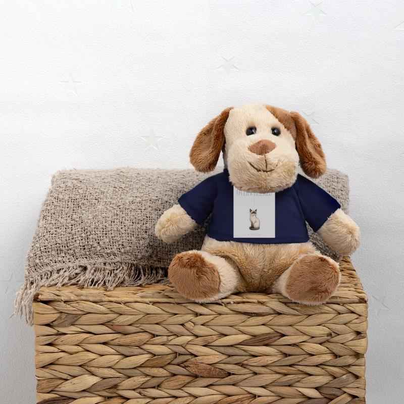 DÉPASSÉE. Noble Cat Introverti Conception du Mème Chien en peluche Helge MiniFeet®