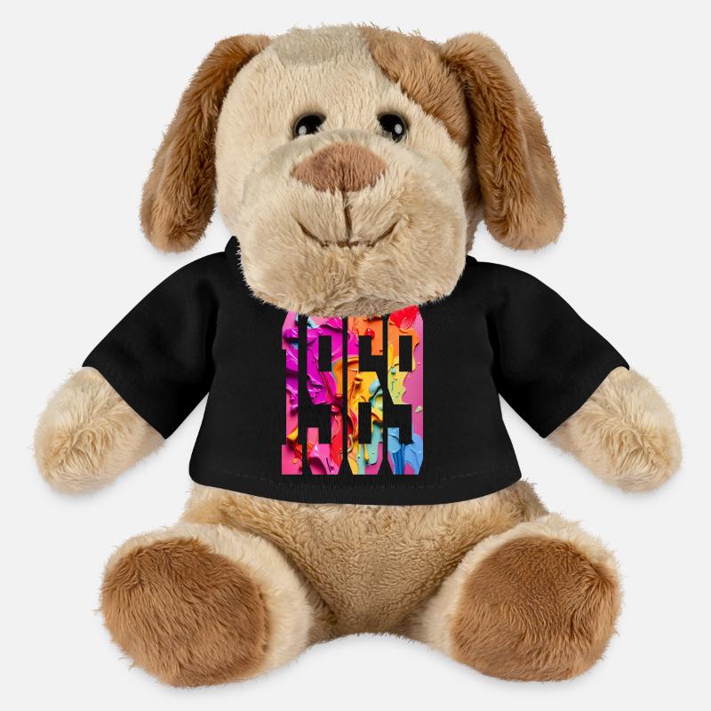 BUNT 57. GEBURTSTAG 1969 - MiniFeet® Hund Helge - Schwarz