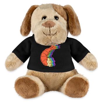 Krabbe Meeresfrüchte Shrimp Languste - MiniFeet® Hund Helge - Schwarz - Vorne