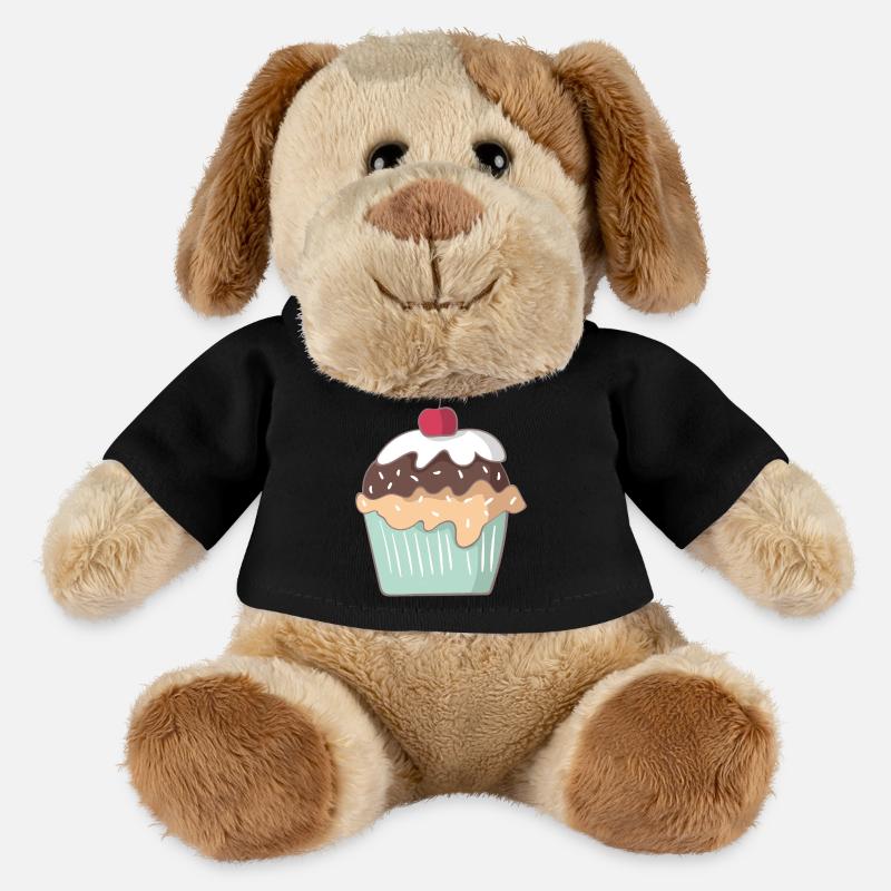 Cupcake - Chien en peluche Helge MiniFeet® - noir