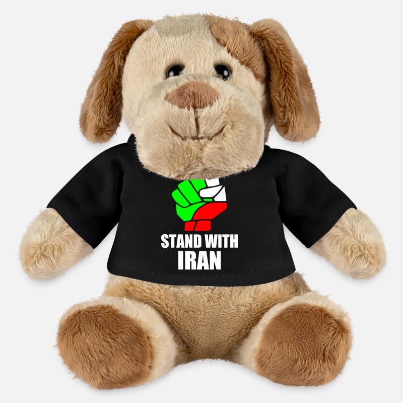 Stand with iran - MiniFeet® Hund Helge - Schwarz