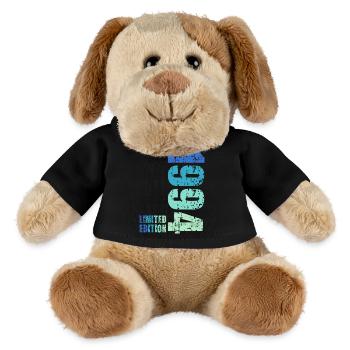 30e anniversaire 1994 - Chien en peluche Helge MiniFeet® - noir - Devant