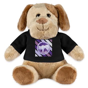 Unicorn couple firefly night - Sonja Ariel - MiniFeet® Dog Helge - black - Front