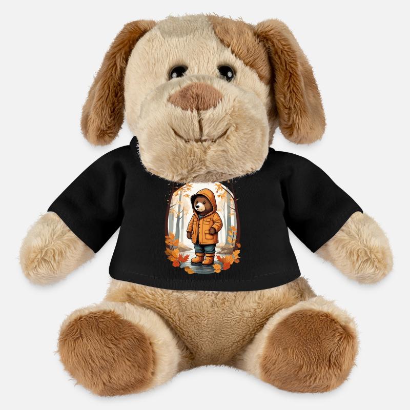 Süßer Bär - MiniFeet® Hund Helge - Schwarz