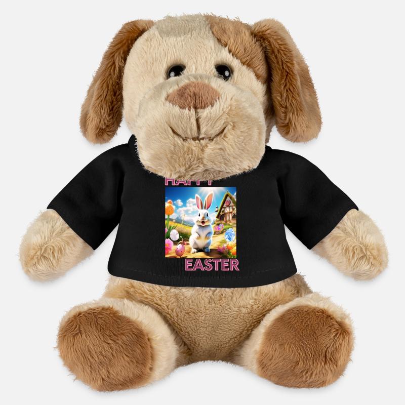Frohe Ostern - MiniFeet® Hund Helge - Schwarz
