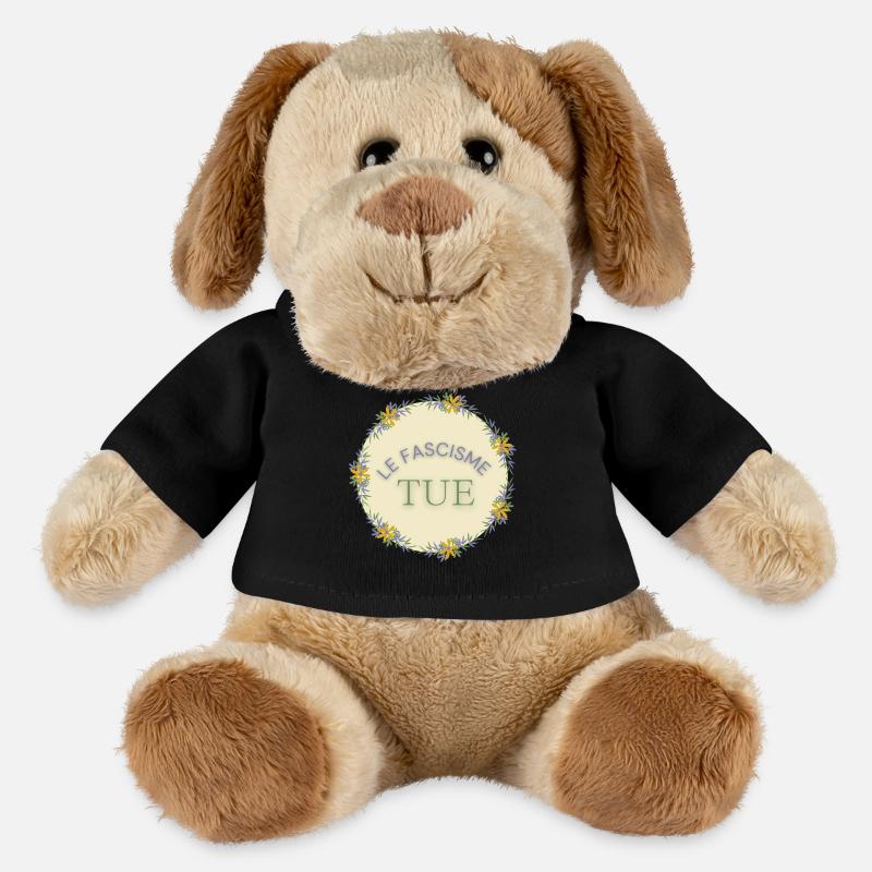 Fascism kills - MiniFeet® Dog Helge - black