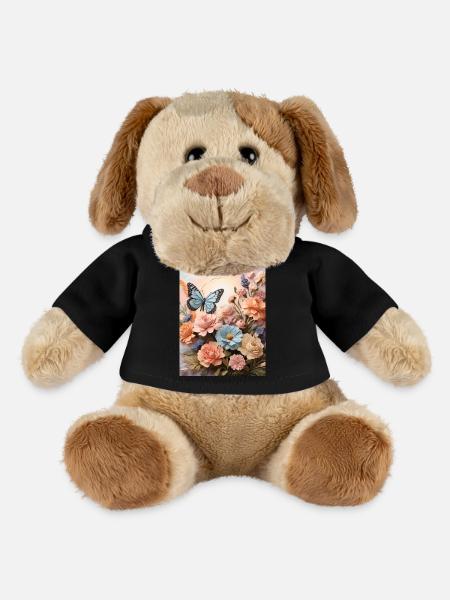 Flower Wings - MiniFeet® Dog Helge - black