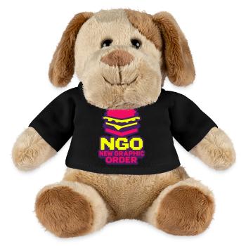 8bit NGO Burger - MiniFeet® Hund Helge - Schwarz - Vorne
