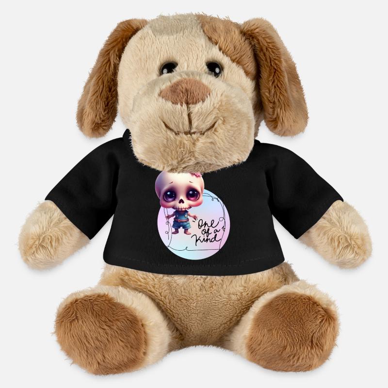 Skelettchen "Einzigartig"  - MiniFeet® Hund Helge - Schwarz