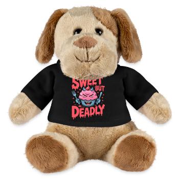 Cupcake Diabolique: Douce Menace - Chien en peluche Helge MiniFeet® - noir - Devant