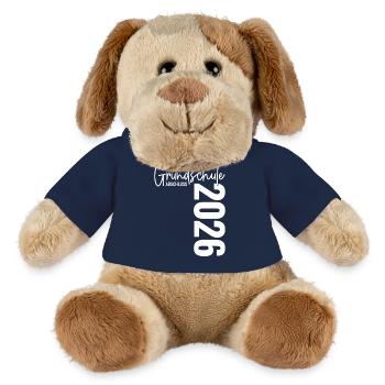 Abschluss 2026 Grundschule - MiniFeet® Hund Helge - French Navy - Vorne