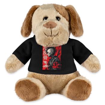 Punk Kriegerin – 冷反骨 Urban Art - MiniFeet® Hund Helge - Schwarz - Vorne