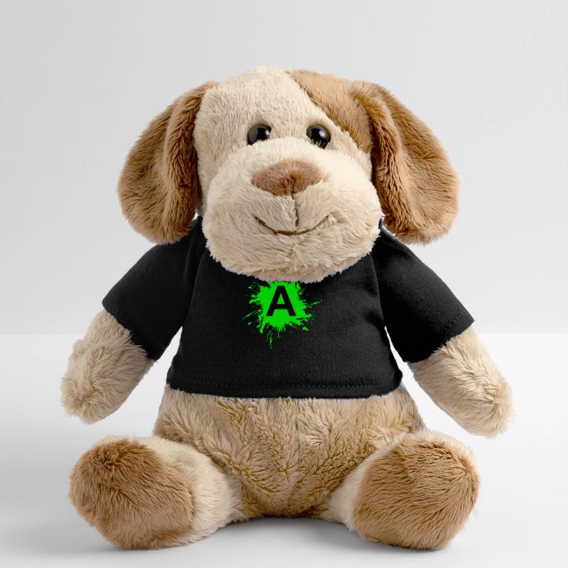 Team A Buchstabe A Anfangsbuchtabe MiniFeet® Hund Helge
