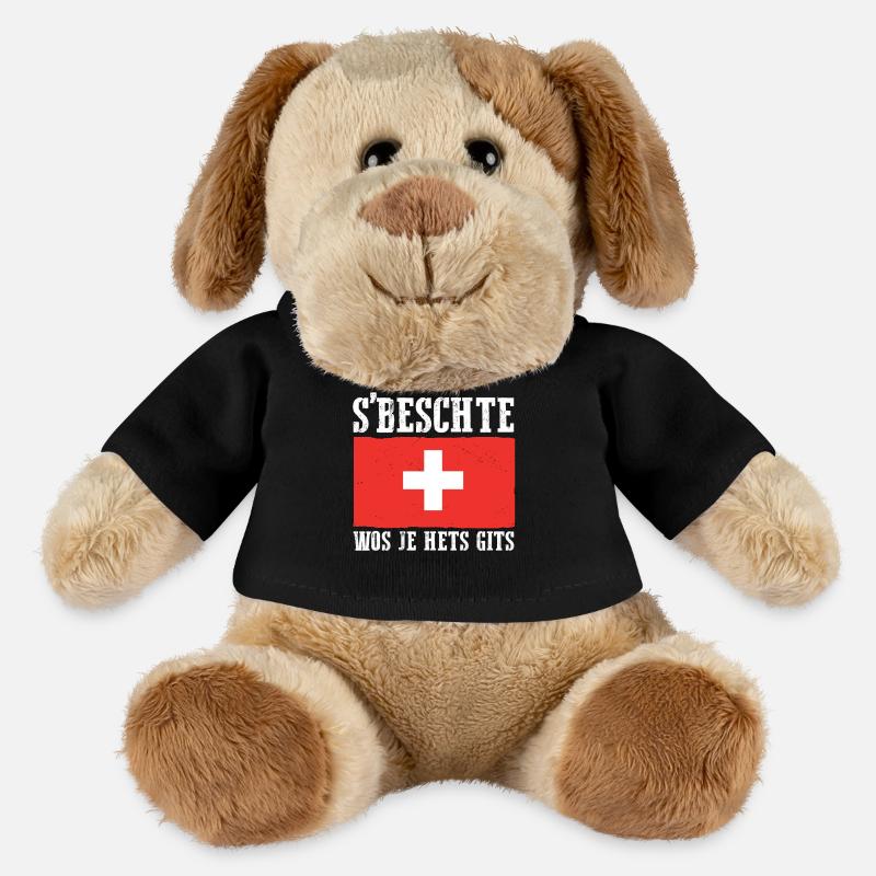Schweizer Schweiz - MiniFeet® Hund Helge - Schwarz