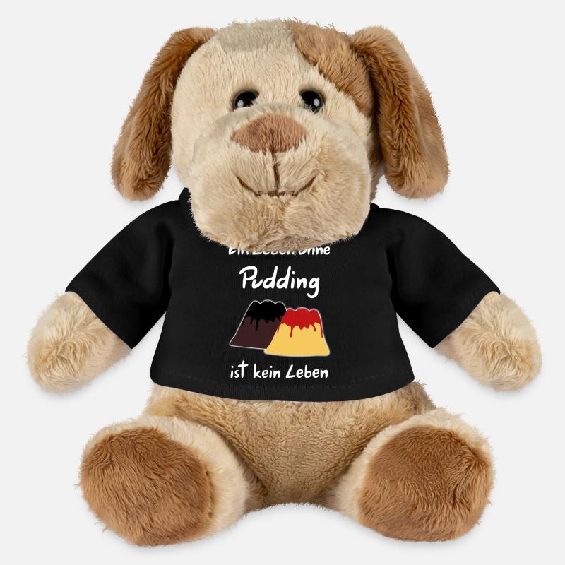 Ein Leben ohne Pudding ist kein Leben - MiniFeet® Hund Helge - Schwarz
