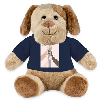 Plus forts ensemble Poledancers - Chien en peluche Helge MiniFeet® - bleu marine - Devant