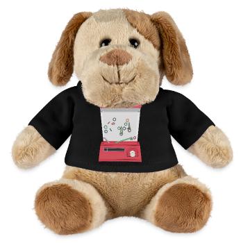Wässriger Ring Strahl - MiniFeet® Hund Helge - Schwarz - Vorne