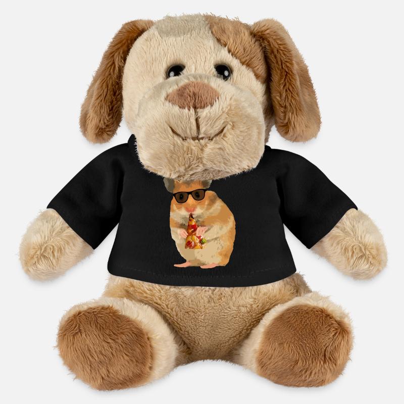 Hamster Pizza Sonnenbrille - MiniFeet® Hund Helge - Schwarz