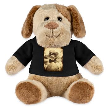 Sir Waddleberry Quackington entspannt sich am Pool - MiniFeet® Hund Helge - Schwarz - Vorne