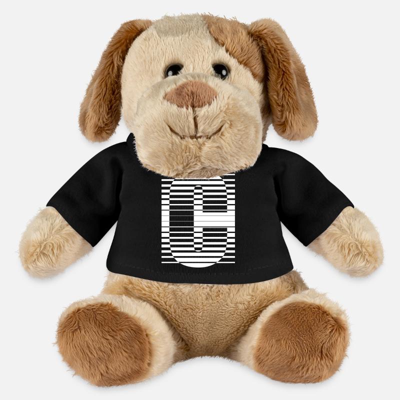 LETTER C - MiniFeet® Dog Helge - black