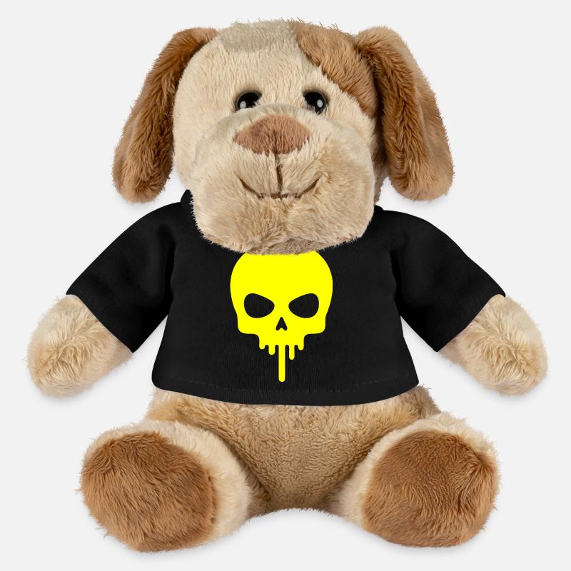 Neon Skull Dripping - MiniFeet® Dog Helge - black