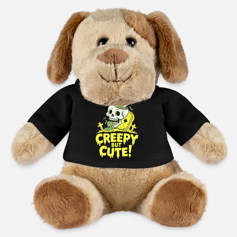 Creepy but Cute Schädel Glow - MiniFeet® Hund Helge - Schwarz